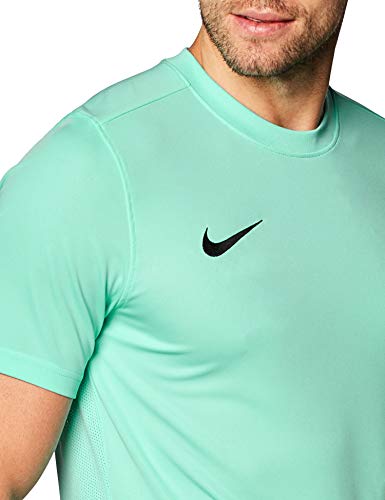 Nike M Nk Dry Park Vii Jsy Ss - Camiseta De Manga Corta Hombre, Azul (Hyper Turq/ Black), L, Unidad