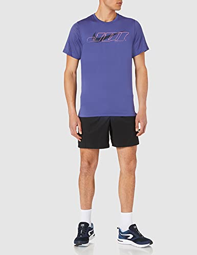 NIKE M NK Top SS SC T-Shirt, dk Purple Dust/(Midnight Navy), Mens