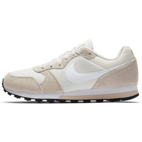 Nike Md Runner 2 - Zapatillas De Correr Mujer, Multicolor (Phantom/White/Light Cream/Particle Beige 011), 36.5 EU, Par