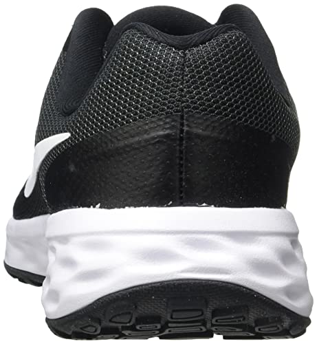 Nike Revolution 6 (GS), Zapatos, Black/White-Dk Smoke Grey, 38 EU