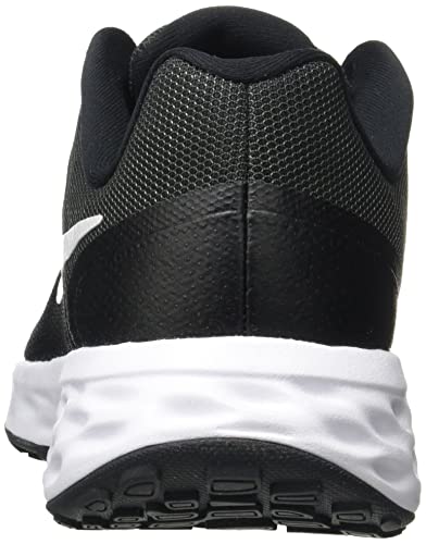 Nike Revolution 6, Road Running Shoe Mujer, Black White Dk Smoke Grey Cool, 40 EU