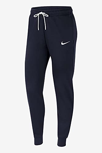 NIKE Team Club 20 - Pantalón de chándal para Mujer, Mujer, Pantalones Deportivos, CW6961-451, Obsidian/White/White, Small