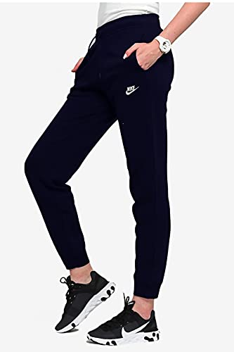 NIKE Team Club 20 - Pantalón de chándal para Mujer, Mujer, Pantalones Deportivos, CW6961-451, Obsidian/White/White, Small