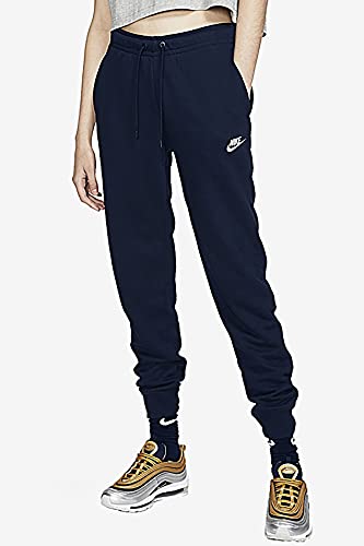 NIKE Team Club 20 - Pantalón de chándal para Mujer, Mujer, Pantalones Deportivos, CW6961-451, Obsidian/White/White, Small