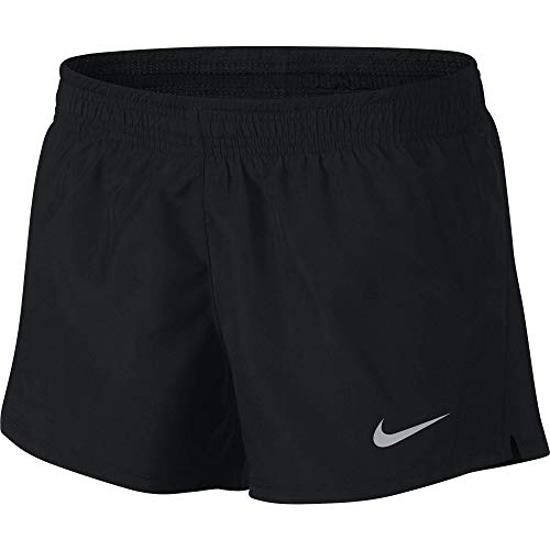 NIKE W Nk 10K Pantalones Cortos, Mujer, Black/Black/Black/Wolf Grey, S