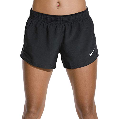 NIKE W Nk 10K Pantalones Cortos, Mujer, Black/Black/Black/Wolf Grey, S