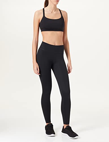 NIKE W One MR TGHT 2.0 Leggings, Black/(White) L para Mujer (DD0252-010)