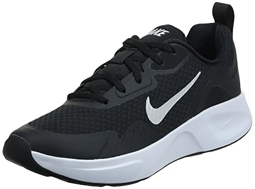 Nike Wearallday - Zapatillas, Mujer, Negro (Black/White), 36.5 EU