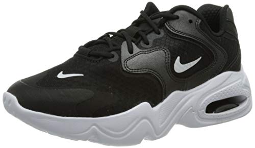 Nike Wmns Air MAX 2X, Zapatillas para Correr Mujer, Black White Black, 37.5 EU