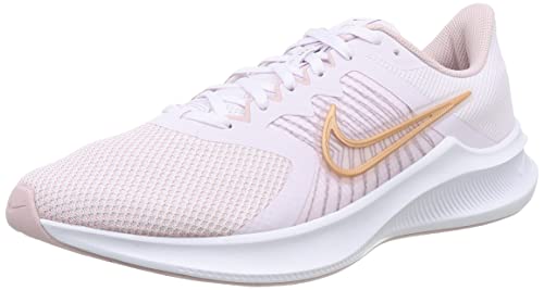 Nike Wmns Downshifter 11, Zapatillas para Correr Mujer, Light Violet/Champagne/White/Metallic Red Bronze, 38 EU