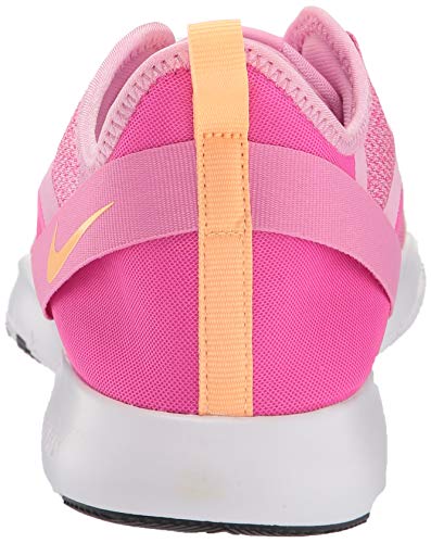 Nike Wmns Flex Trainer 9, Zapatillas de Deporte Mujer, Multicolor (Pink Rise/Melon Tint/Laser Fuchsia 000), 37.5 EU