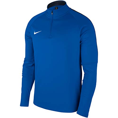 NIKE Y NK Dry Acdmy18 Dril Top LS Long Sleeved t-Shirt, Niños, Royal Blue/ Obsidian/ White, S