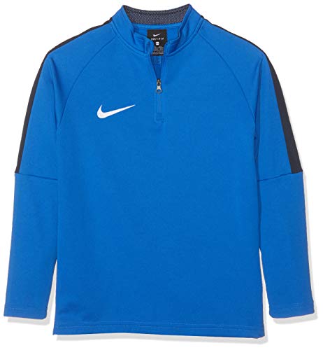 NIKE Y NK Dry Acdmy18 Dril Top LS Long Sleeved t-Shirt, Niños, Royal Blue/ Obsidian/ White, S