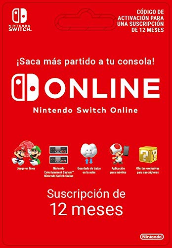 Nintendo Switch Online - 12 Meses | Nintendo Switch - Código de descarga