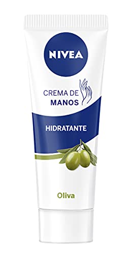 NIVEA Crema de Manos Hidratante Aceite de Oliva en pack de 6 (6 x 100 ml), crema para el cuidado de la piel seca, crema para conseguir una hidratación profunda