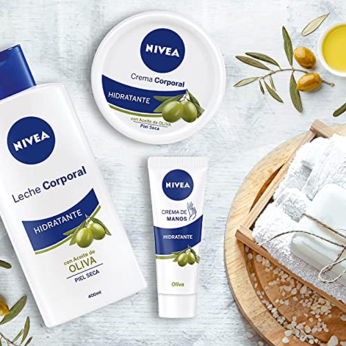 NIVEA Crema de Manos Hidratante Aceite de Oliva en pack de 6 (6 x 100 ml), crema para el cuidado de la piel seca, crema para conseguir una hidratación profunda