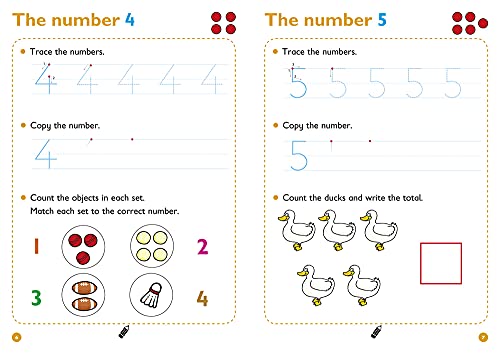 Numbers 0-20 Age 3-5 Wipe Clean Activity Book: Ideal for home learning (Collins Easy Learning Preschool)