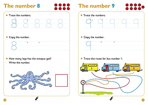 Numbers 0-20 Age 3-5 Wipe Clean Activity Book: Ideal for home learning (Collins Easy Learning Preschool)