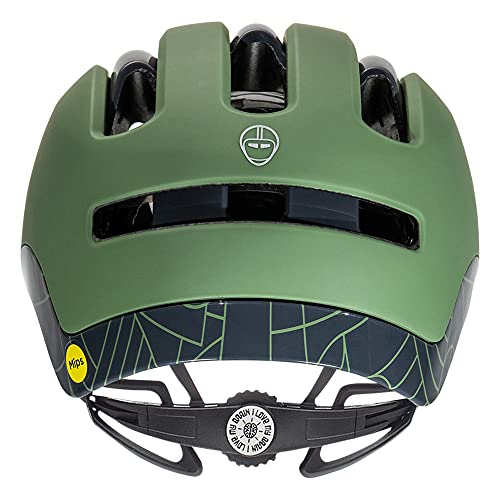 Nutcase VIO Adventure-Small/Medium-Bahous Green Helmets, Unisex Adulto, S/M