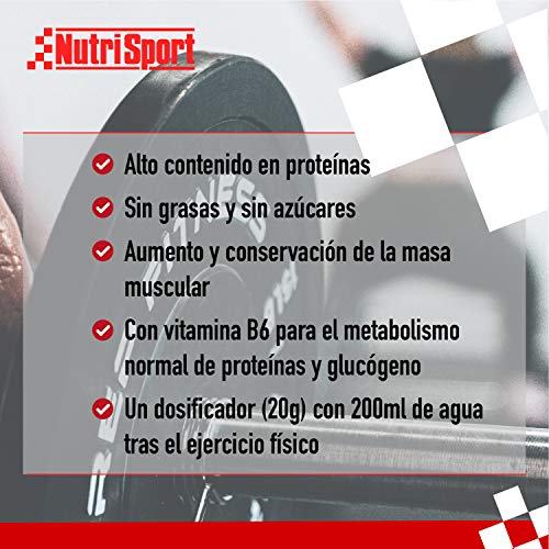 Nutrisport - Iso Whey 0.0 Premium, Proteínas 90% en Polvo, Isoladas, Sin Lactosa, Sin Azúcar, 1Kg, Sabor Neutro