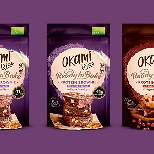 Okami Bio Brownie de Proteína Mix, 123g