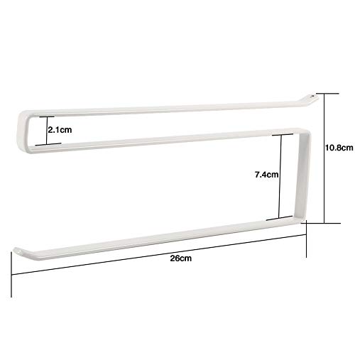 OKBY Soporte de Almacenamiento de Cocina - Soporte de Almacenamiento de Hierro Soporte de Almacenamiento de Cocina Soporte de Almacenamiento para gabinete de baño Hotel de Inodoro, SIN taladrar