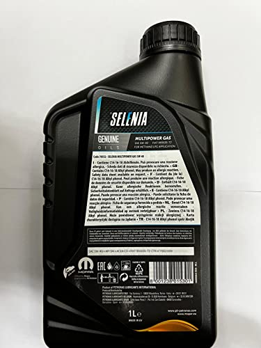 Olio Auto Selenia Multipower Gas Pure Energy 5W40 - 1 lt