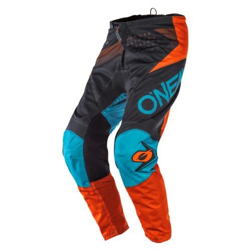 O'Neal Element Factor Kinder Moto Cross Hose MX Mountain Bike Enduro Jugend Offroad Trail MTB FR, E010, Farbe Grau Orange, Größe 22