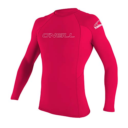 ONEILL WETSUITS O'Neill - Camiseta de Neopreno Infantil, Manga Larga, Cuello Redondo Rosa Rojo sandía Talla:6