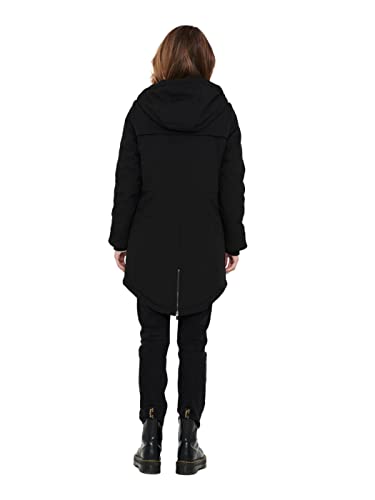 Only Onlmaastricht Otw Noos-Parka Chaquetas, Negro, M para Mujer