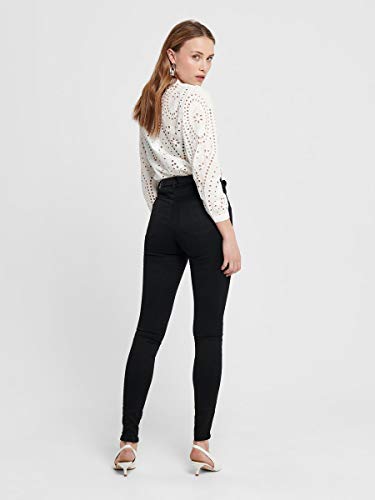 Only Onlroyal High SK Jeans Pim600 Noos Vaqueros, Black, XL / 30L para Mujer