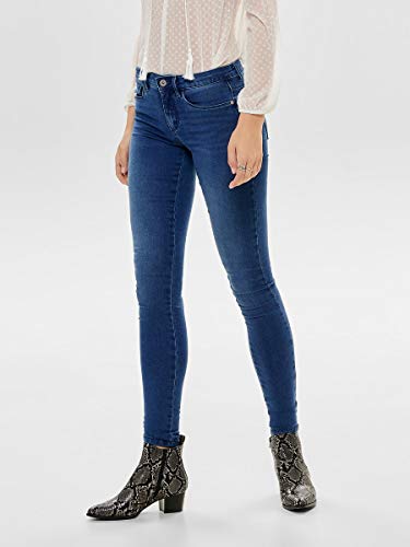 Only onlROYAL REG SKINNY JEANS PIM504 NOOS - Vaqueros Mujer, Azul (Medium Blue Denim), XS (30)