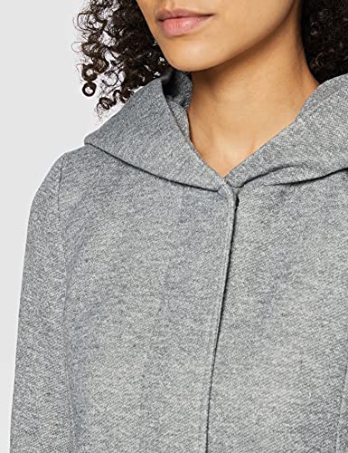 Only Onlsedona Light Coat Otw Noos Chaqueta, Dark Grey Melange, S para Mujer