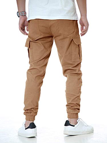 Onsoyours Hombre Pantalones Cortos Cómodos Elásticos Culturismo Deportivos Gimnasio Rutina De Ejercicio Pantalones Cortos Z11 Caqui Medium