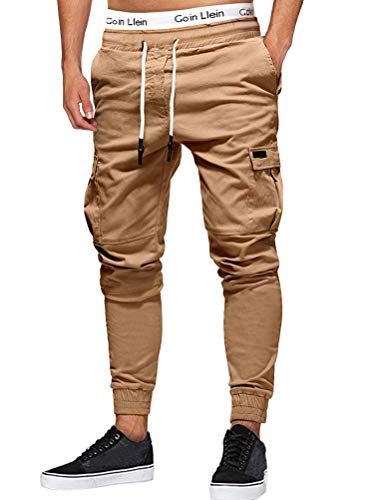 Onsoyours Hombre Pantalones Cortos Cómodos Elásticos Culturismo Deportivos Gimnasio Rutina De Ejercicio Pantalones Cortos Z11 Caqui Medium