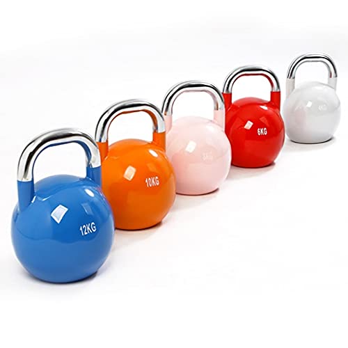 OPIU Peso de Las Pesas Rusas de Fitness Kettlebell Profesional, Acero Kettlebell Entrenamiento con Kettlebell Entrenamiento Brazo Muscular Gimnasio Gimnasio Ejercicios de Entrenamiento Kettle Bells