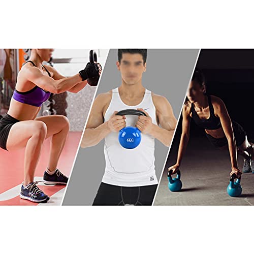 OPIU Peso de Las Pesas Rusas de Fitness Kettlebell Profesional, Acero Kettlebell Entrenamiento con Kettlebell Entrenamiento Brazo Muscular Gimnasio Gimnasio Ejercicios de Entrenamiento Kettle Bells