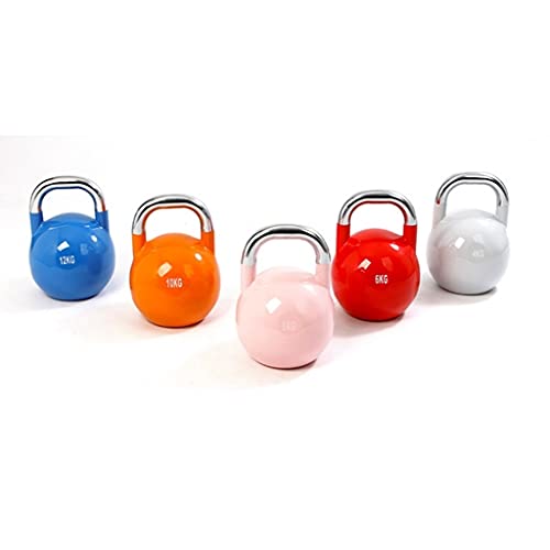 OPIU Peso de Las Pesas Rusas de Fitness Kettlebell Profesional, Acero Kettlebell Entrenamiento con Kettlebell Entrenamiento Brazo Muscular Gimnasio Gimnasio Ejercicios de Entrenamiento Kettle Bells