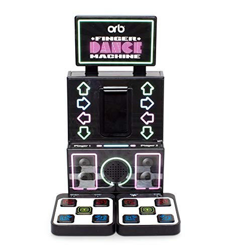 ORB Juegos Retro Arcade Finger Dance Mat Máquina de Consola de Mano Compatible con iPhone, Samsung y Otros Smartphones, Color: (Magnum Brands Group OR-FINGDNCE)