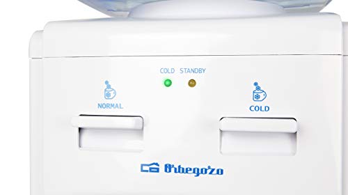 Orbegozo DA 5525 Dispensador de Agua Fría, 65 W, 7 litros, Plástico, Blanco