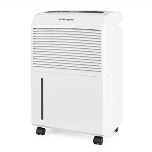 Orbegozo DH 3000 - Deshumidificador con capacidad deshumidificación 30L/día, refrigerante R290, depósito 5,8 L, área de aplicación 120 m2, sistema anti-congelación, 495 W