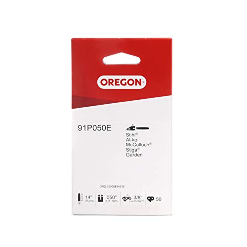 Oregon - Cadena para Motosierra, paso de 3/8”, calibre de 0,050”, 50 eslabones motrices para barra de 15” (35 cm). Compatible con: Stihl