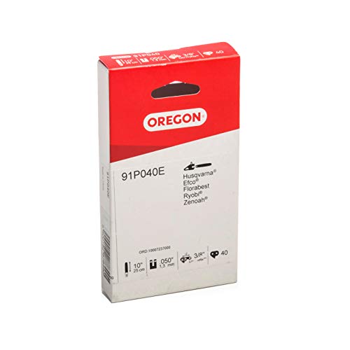 Oregon - Cadena para Podador de Altura, paso de 3/8”, calibre de 0,050”, 40 eslabones motrices en barra de 10” (25 cm). Compatible con: xx