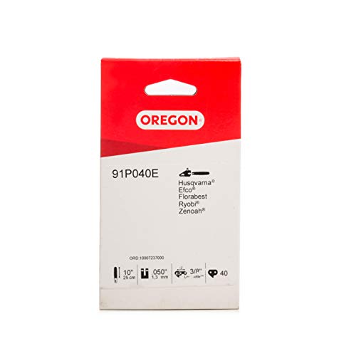 Oregon - Cadena para Podador de Altura, paso de 3/8”, calibre de 0,050”, 40 eslabones motrices en barra de 10” (25 cm). Compatible con: xx