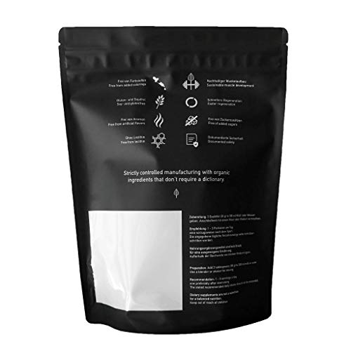 ORGAINIC Proteína de Suero de Leche - Aroma Natural - Con Aminoácidos Esenciales, No Esenciales y BCAA para Ganar y Aumentar Masa Muscular - Procesado en Frío, Sin GMO - Bolsa 1000g, Cacao