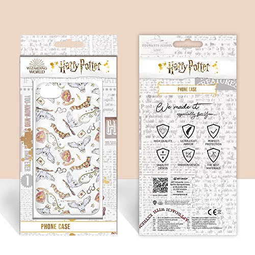 Original y con Licencia Oficial Harry Potter Funda de teléfono móvil para iPhone 7/8/ SE 2 Adaptación óptima a la Forma del Smartphone, Funda Protectora de Silicona