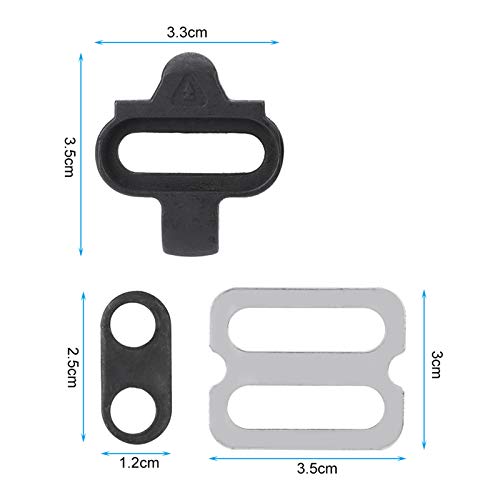 OUKENS Juego de calas de Bicicleta, Accesorios de Bicicleta de montaña, Juego de calas para Pedales para SPD PD-M520 M540 M324 M545 M424 M647 M959