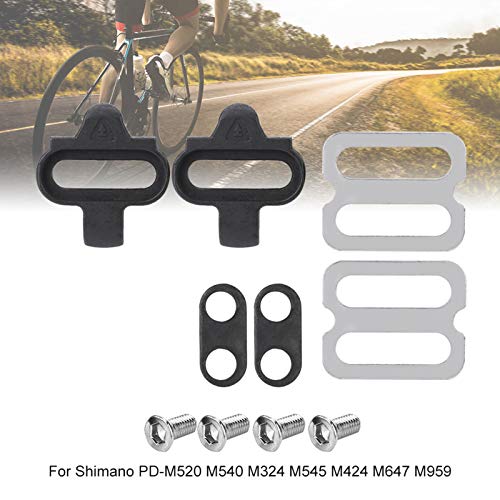 OUKENS Juego de calas de Bicicleta, Accesorios de Bicicleta de montaña, Juego de calas para Pedales para SPD PD-M520 M540 M324 M545 M424 M647 M959