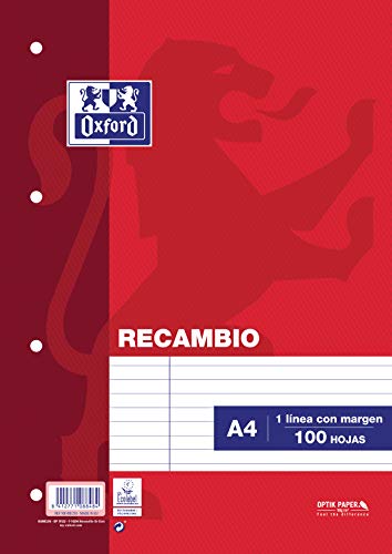 Oxford 100430210 - Recambios (100 hojas)