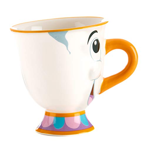 Paladone- La Bella y la Bestia Taza Chip- producto con licencia oficial Disney